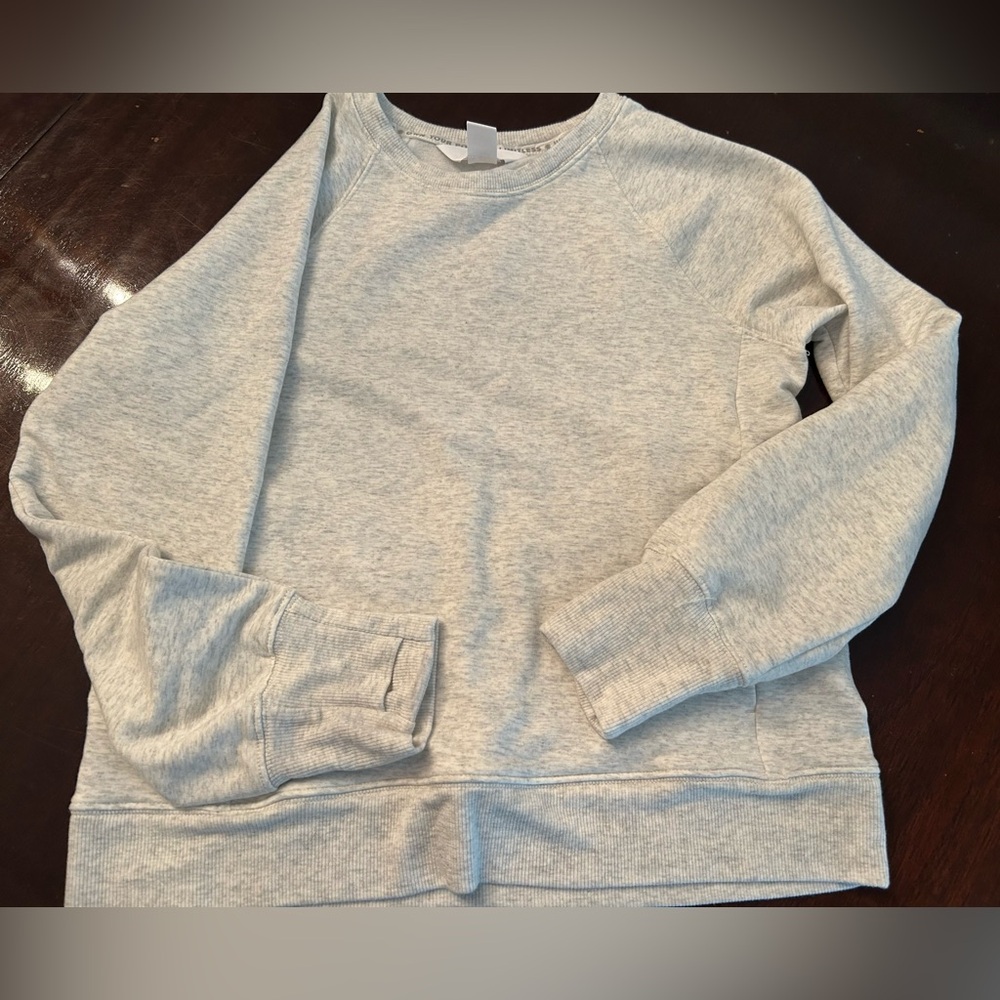 Athleta Girl Grey Crewneck Sweatshirt